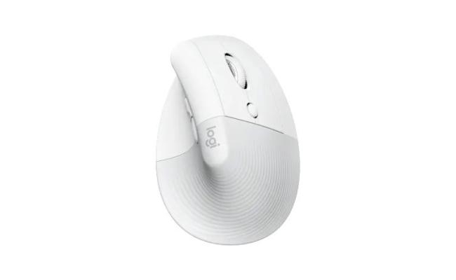 Logitech Lift Vertical Ergonomic Mouse Wireless, Bluetooth - Off White